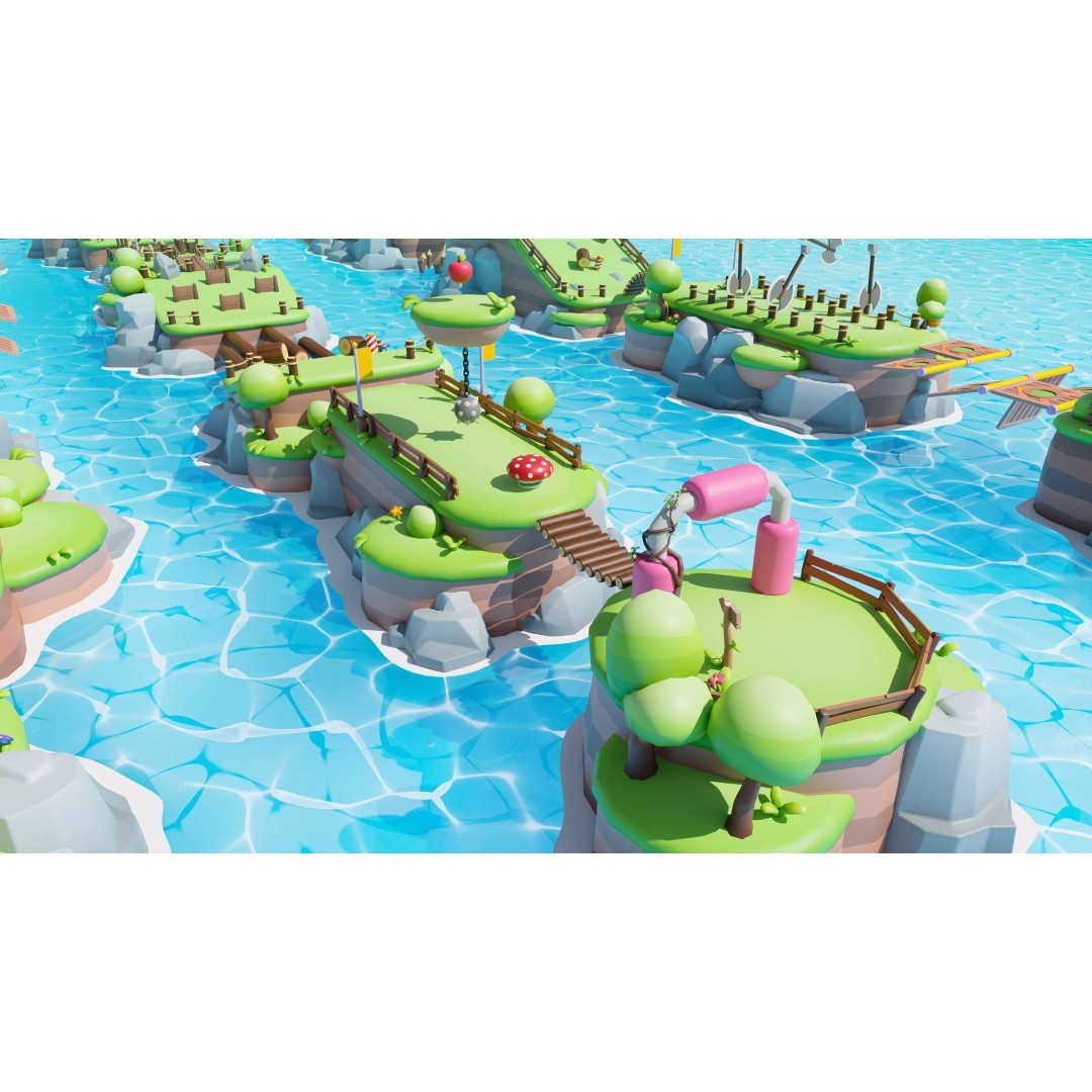 Platformer Deathrun 3D Model – Low Poly Game Asset, FBX, PBR - View 23