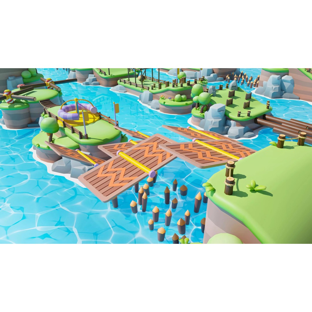 Platformer Deathrun 3D Model – Low Poly Game Asset, FBX, PBR - View 28