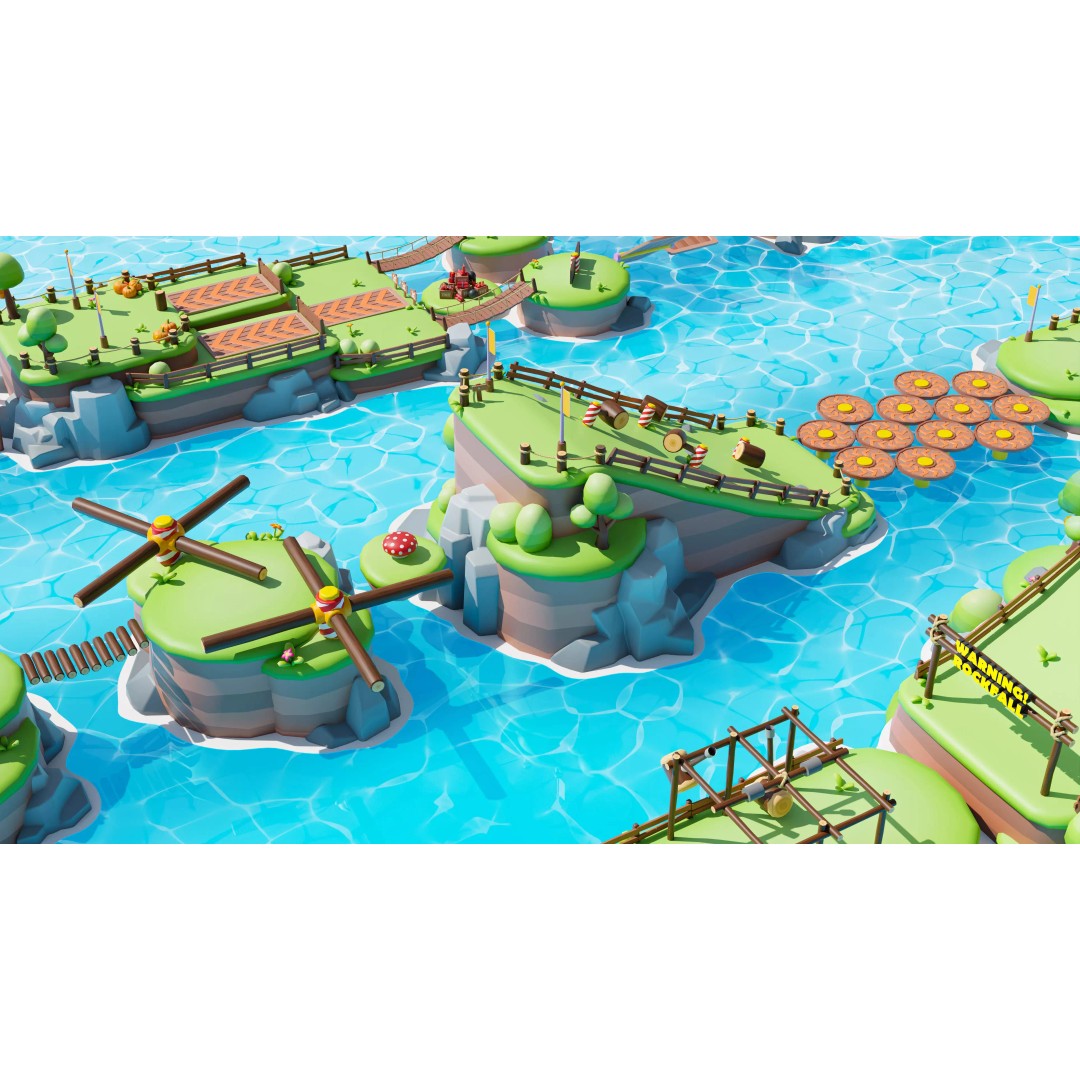 Platformer Deathrun 3D Model – Low Poly Game Asset, FBX, PBR - View 30