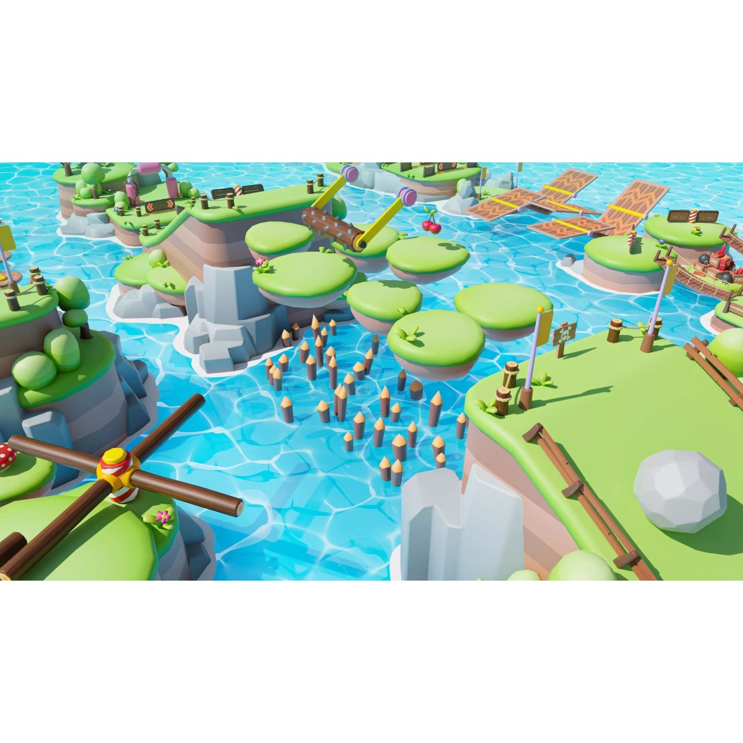 Platformer Deathrun 3D Model – Low Poly Game Asset, FBX, PBR - View 45