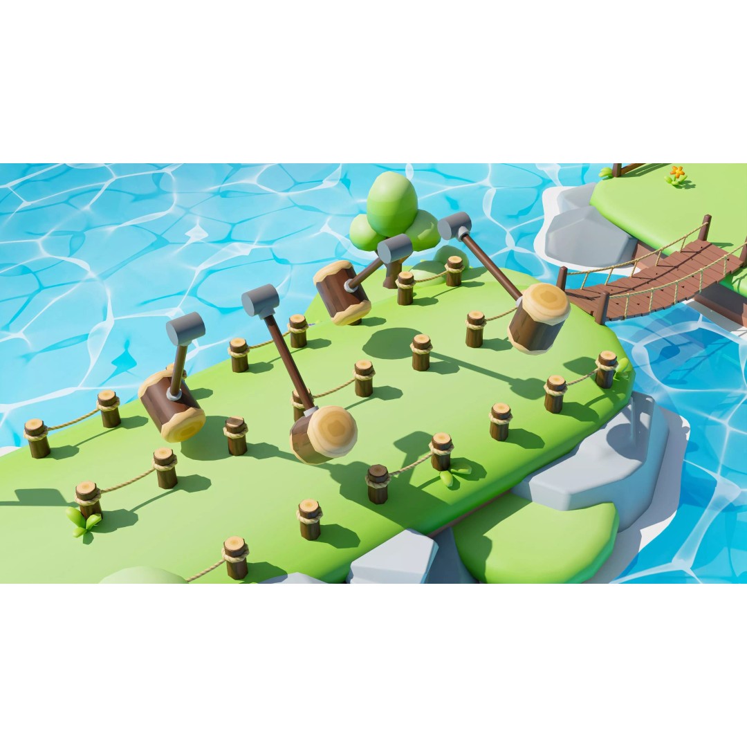 Platformer Deathrun 3D Model – Low Poly Game Asset, FBX, PBR - View 46