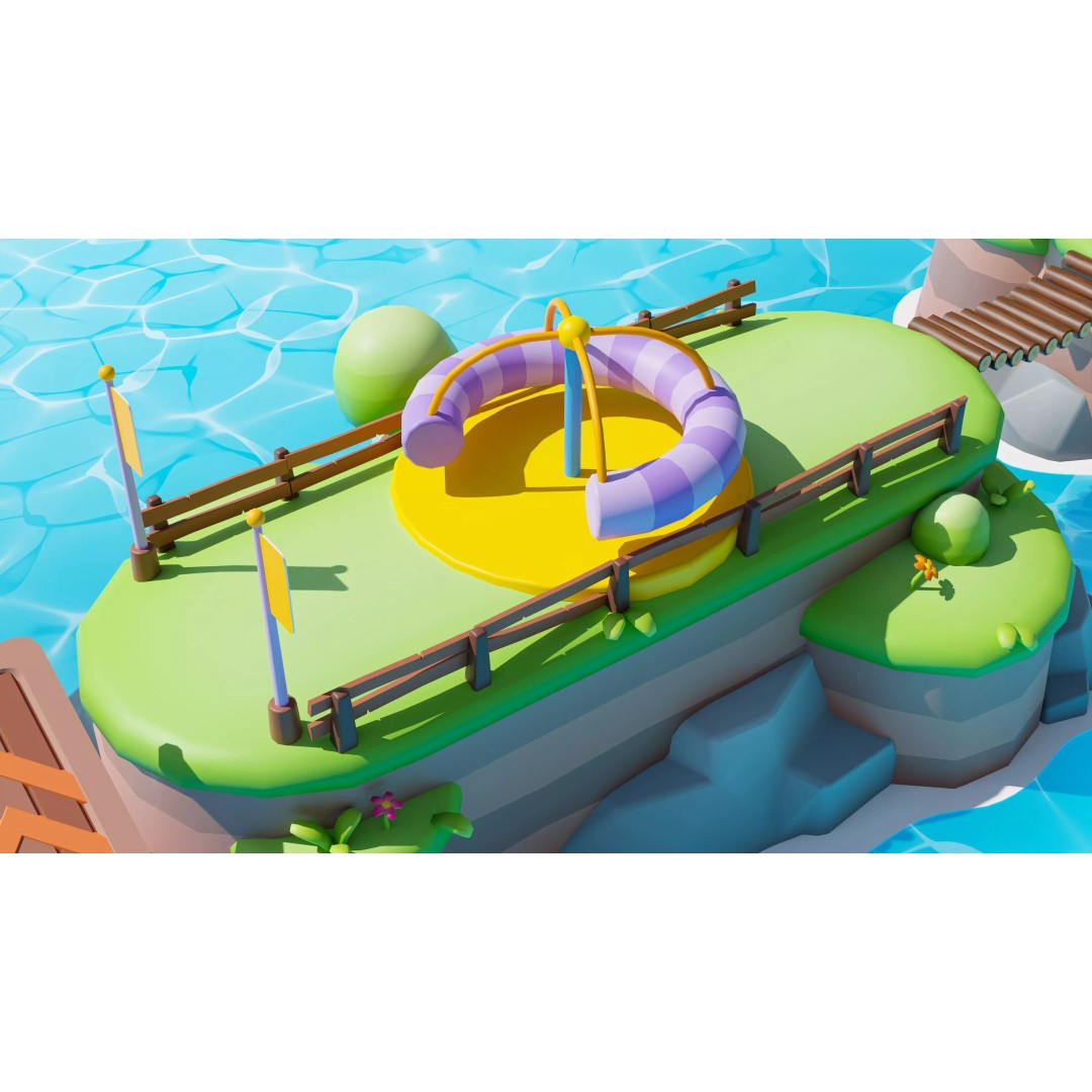 Platformer Deathrun 3D Model – Low Poly Game Asset, FBX, PBR - View 47