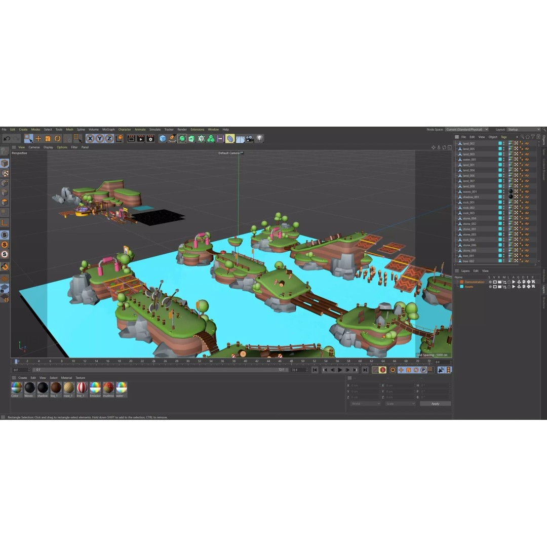 Platformer Deathrun 3D Model – Low Poly Game Asset, FBX, PBR - View 51