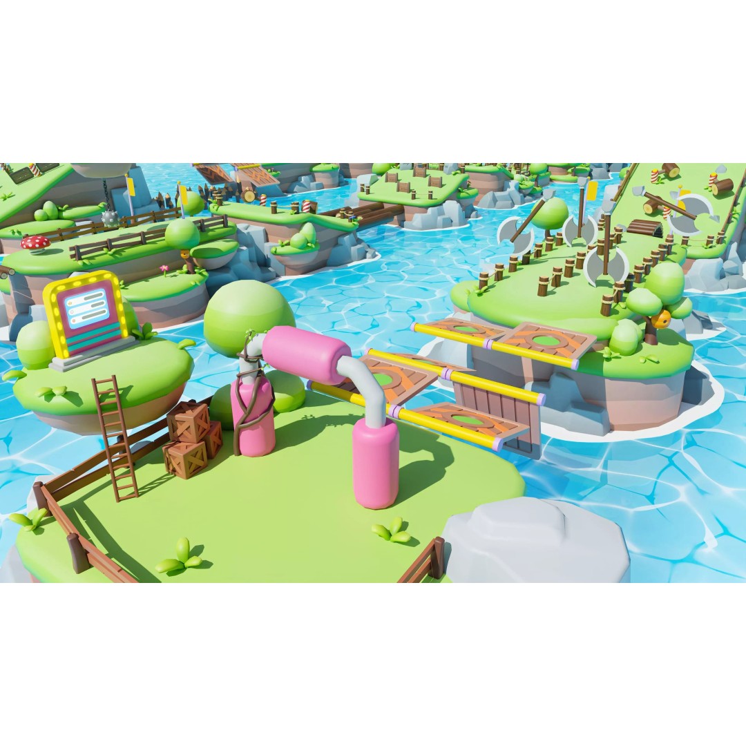 Platformer Deathrun 3D Model – Low Poly Game Asset, FBX, PBR - View 6