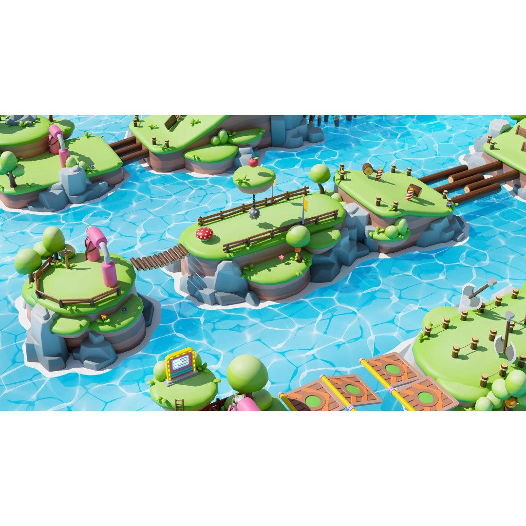 Platformer Deathrun 3D Model – Low Poly Game Asset, FBX, PBR - View 7