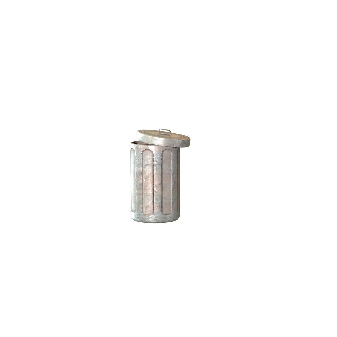 Urban Trash Pack 3D Model – Low Poly Game Asset with PBR Textures - View 14