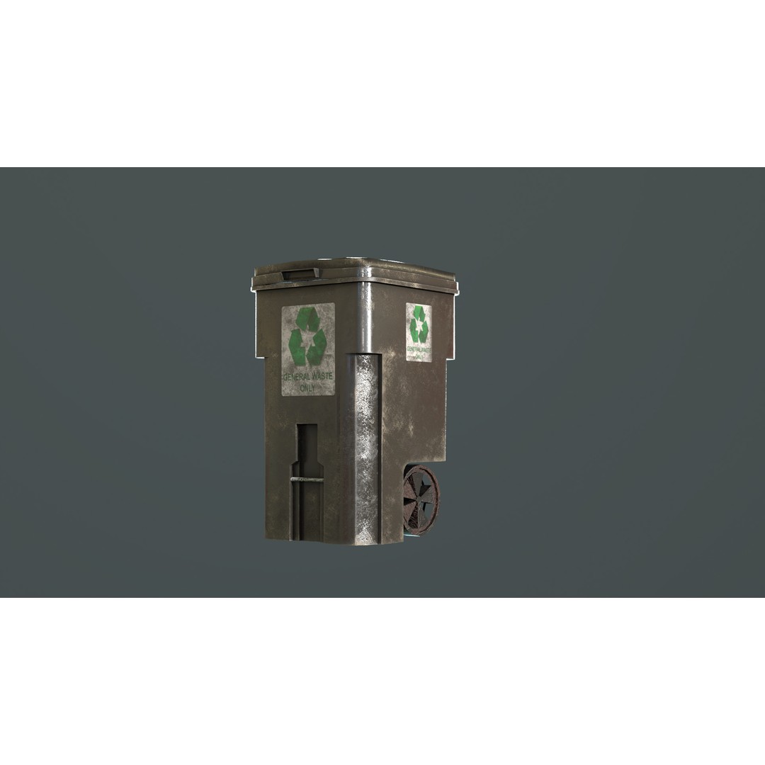 Urban Trash Pack 3D Model – Low Poly Game Asset with PBR Textures - View 22