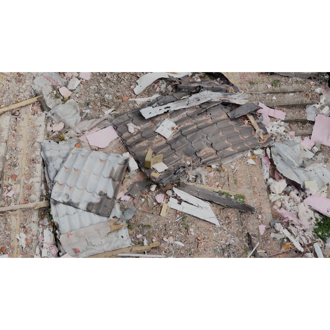 Ukraine Debris 3D Model – Low Poly Game Asset, FBX, Blender - View 25