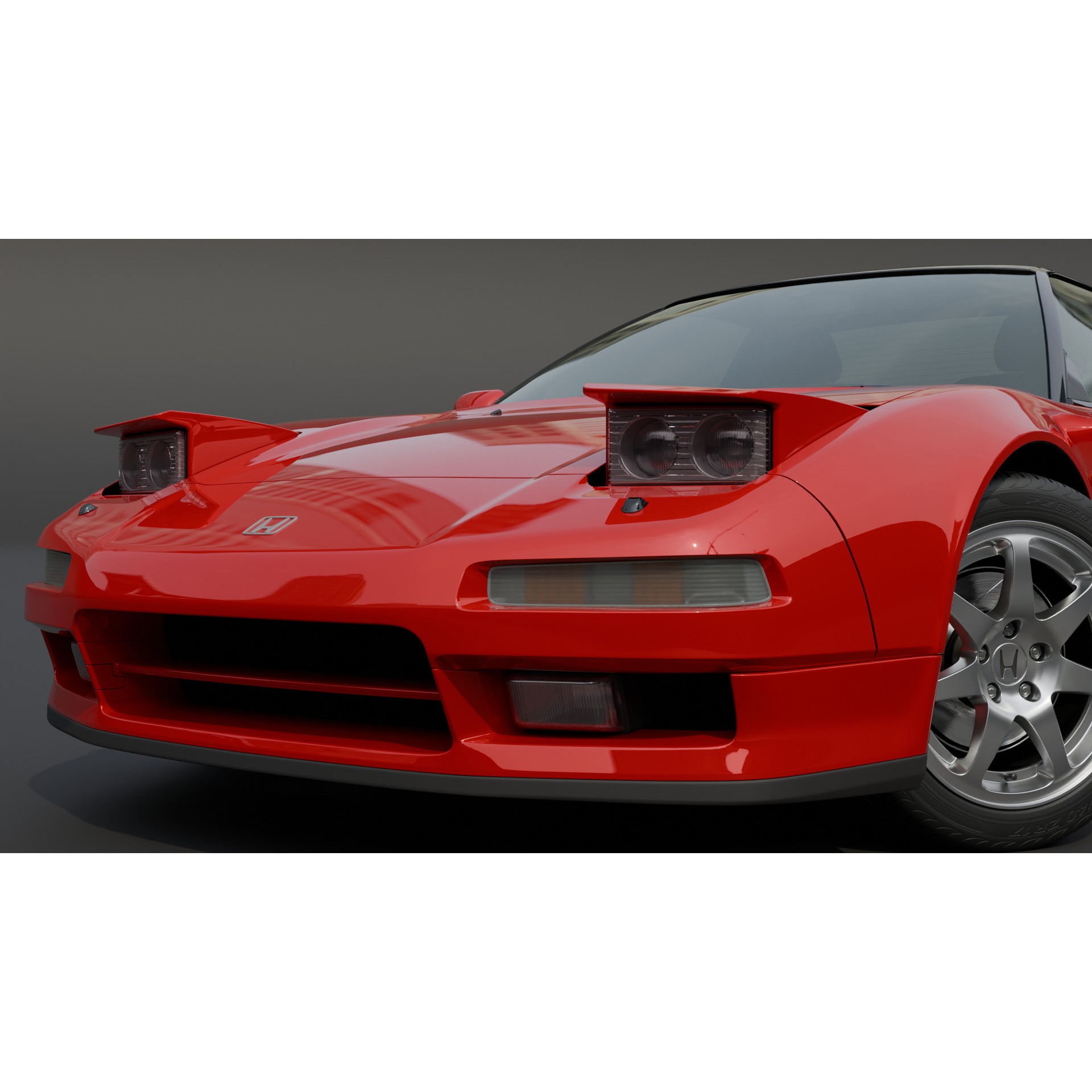 Honda NSX 1st Generation - Rigged 3D Model - View 11
