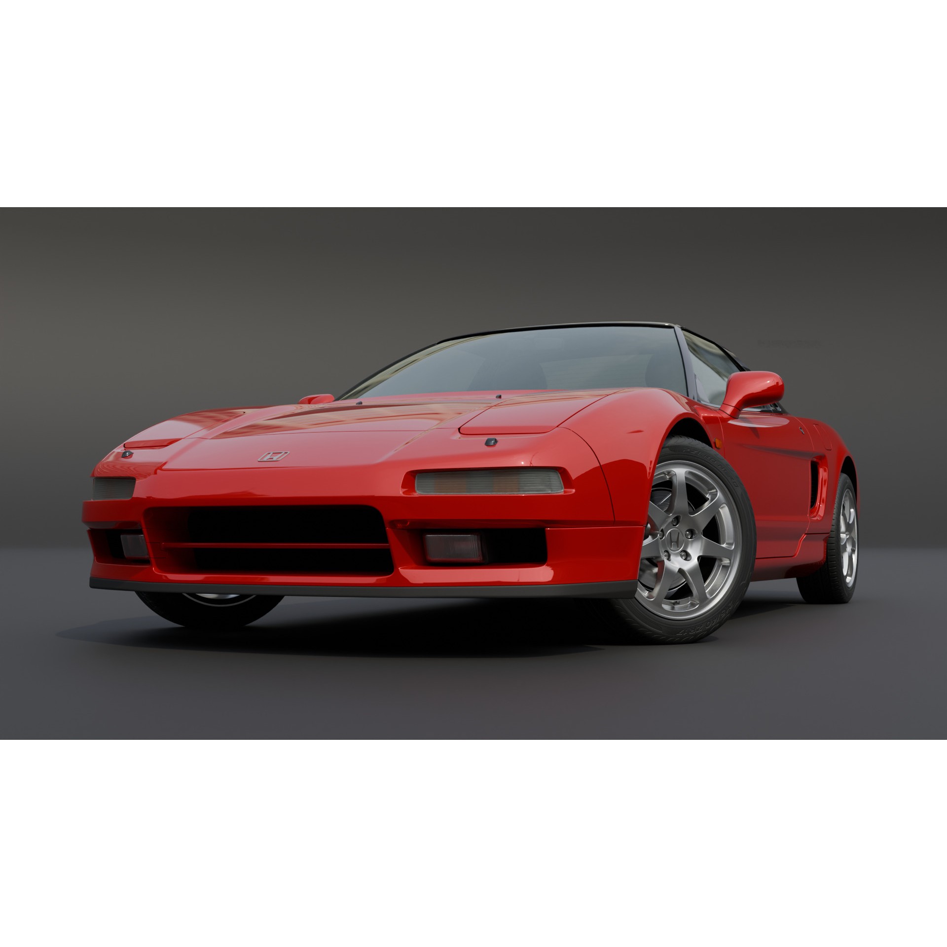 Honda NSX 1st Generation - Rigged 3D Model - View 14
