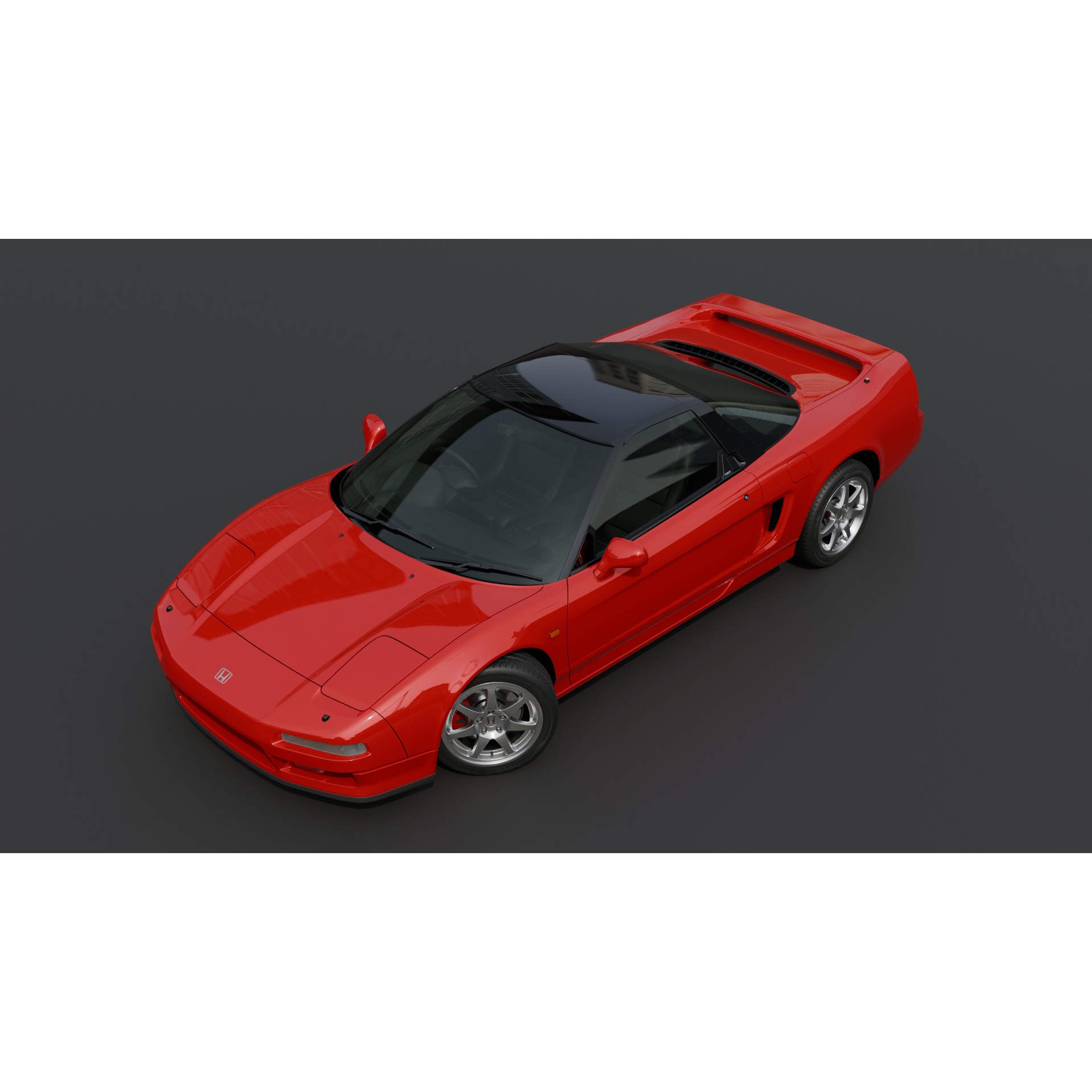 Honda NSX 1st Generation - Rigged 3D Model - View 17