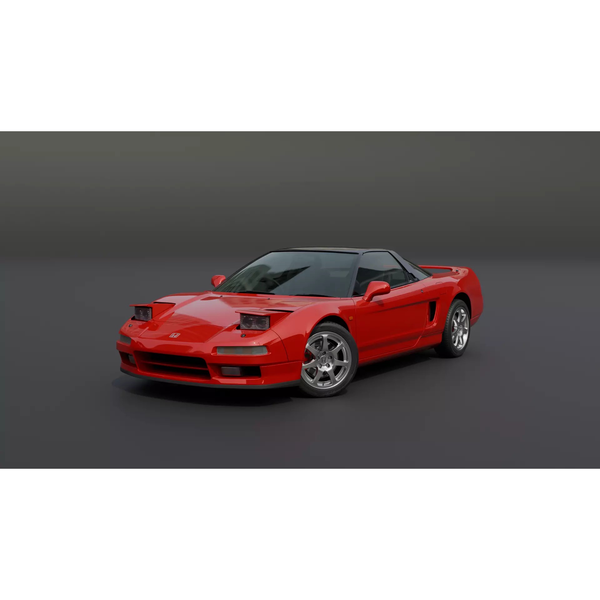 Honda NSX 1st Generation - Rigged 3D Model - View 2