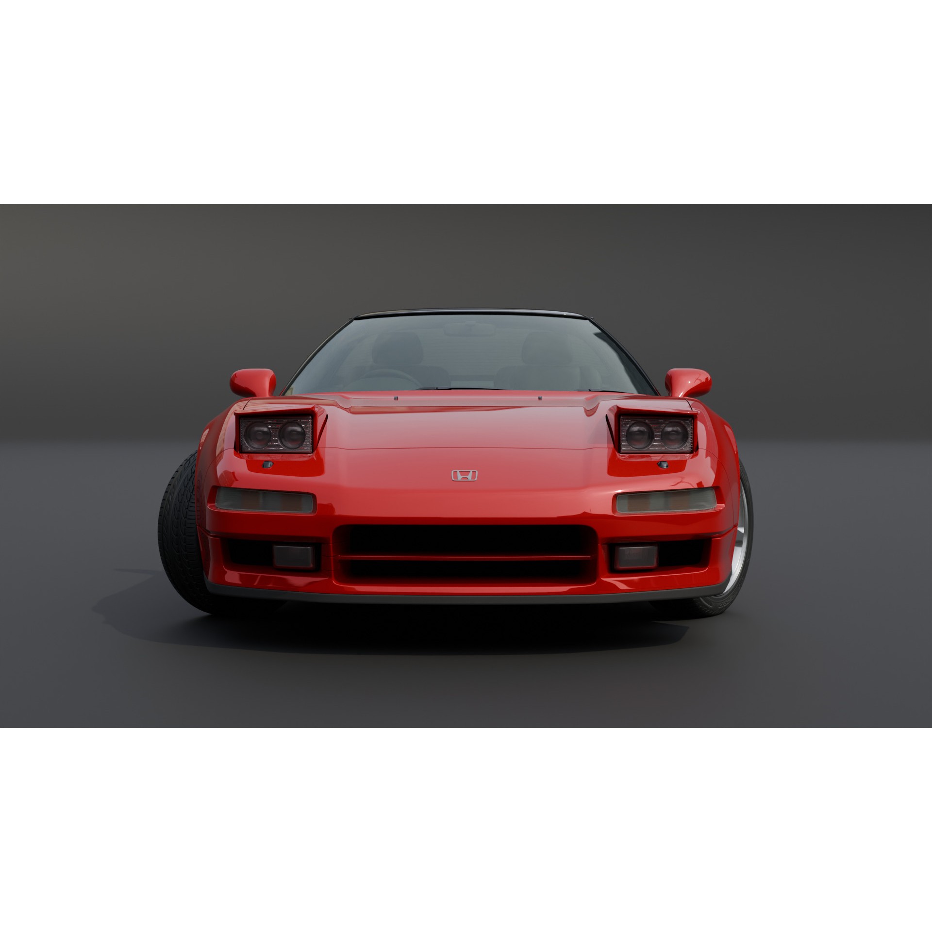 Honda NSX 1st Generation - Rigged 3D Model - View 4