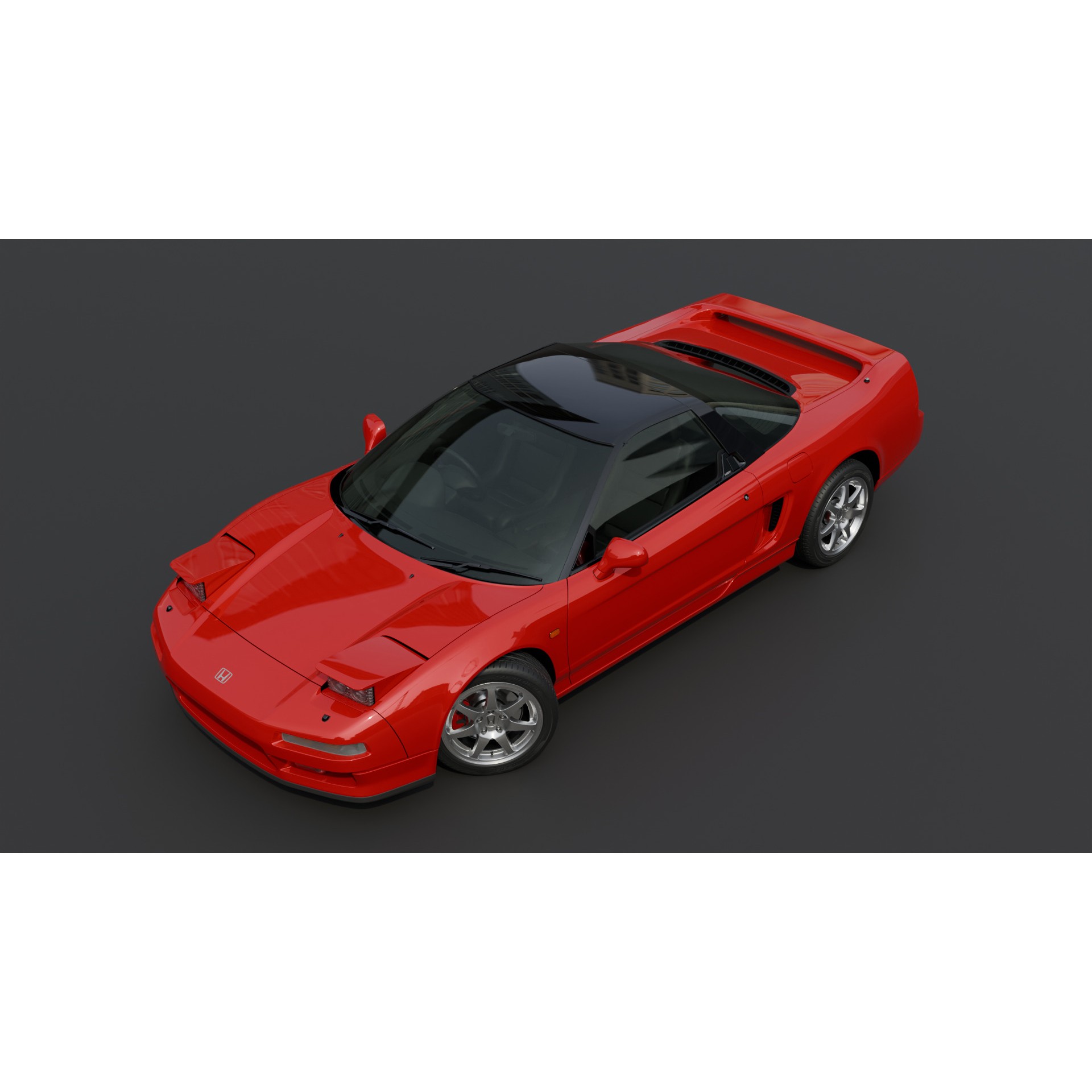 Honda NSX 1st Generation - Rigged 3D Model - View 6
