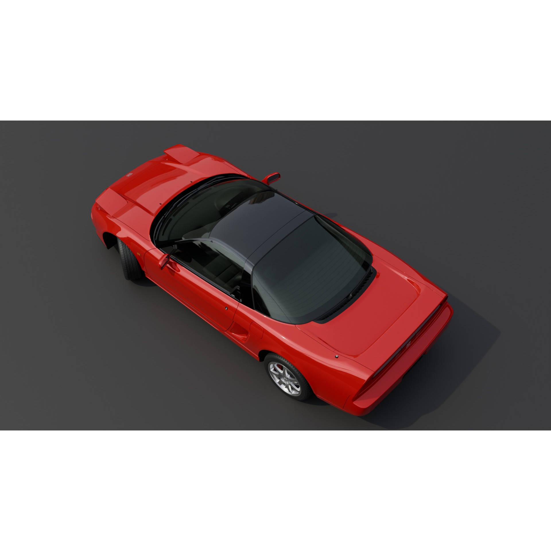 Honda NSX 1st Generation - Rigged 3D Model - View 8
