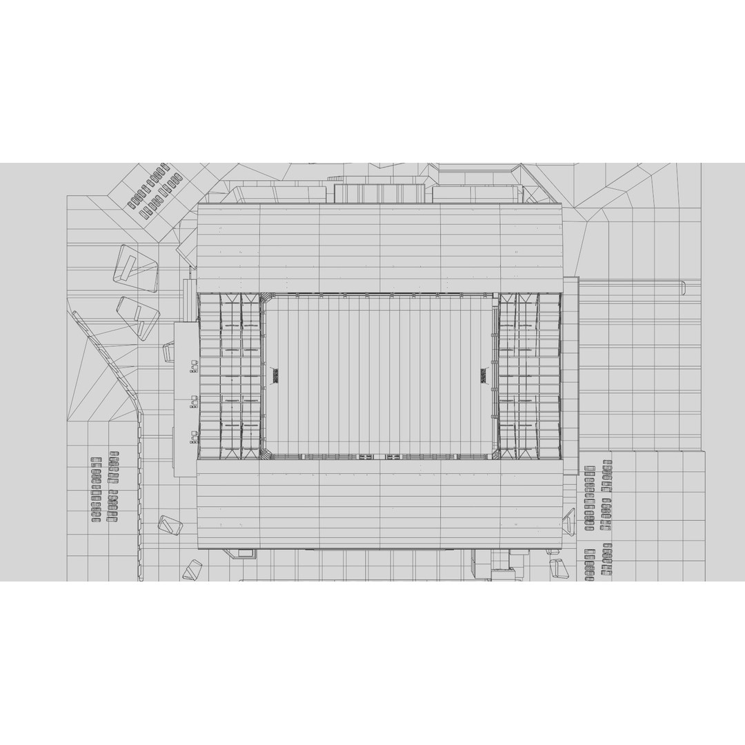 Q2 Stadium 3D Model – Low Poly Soccer Venue, FBX & OBJ