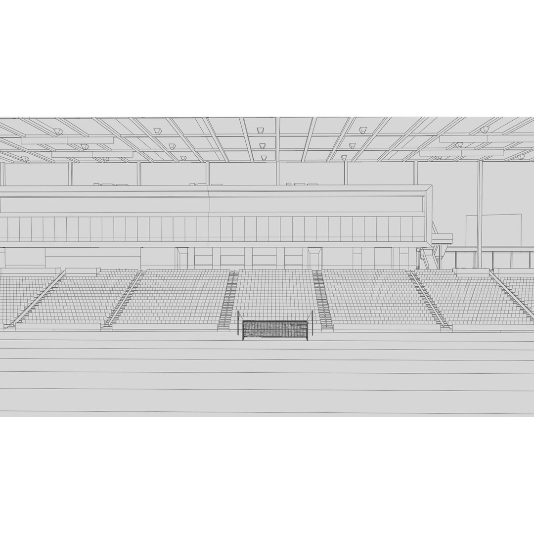 Q2 Stadium 3D Model – Low Poly Soccer Venue, FBX & OBJ - View 23