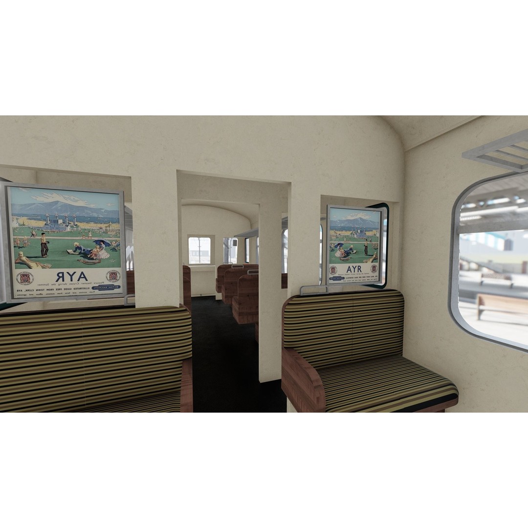 Fictional Train Depot 3D Model – Detailed Train Station Asset, FBX - View 29