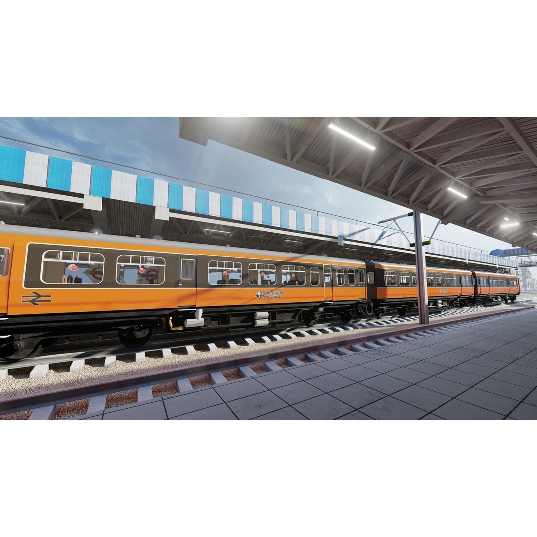 Fictional Train Depot 3D Model – Detailed Train Station Asset, FBX - View 7