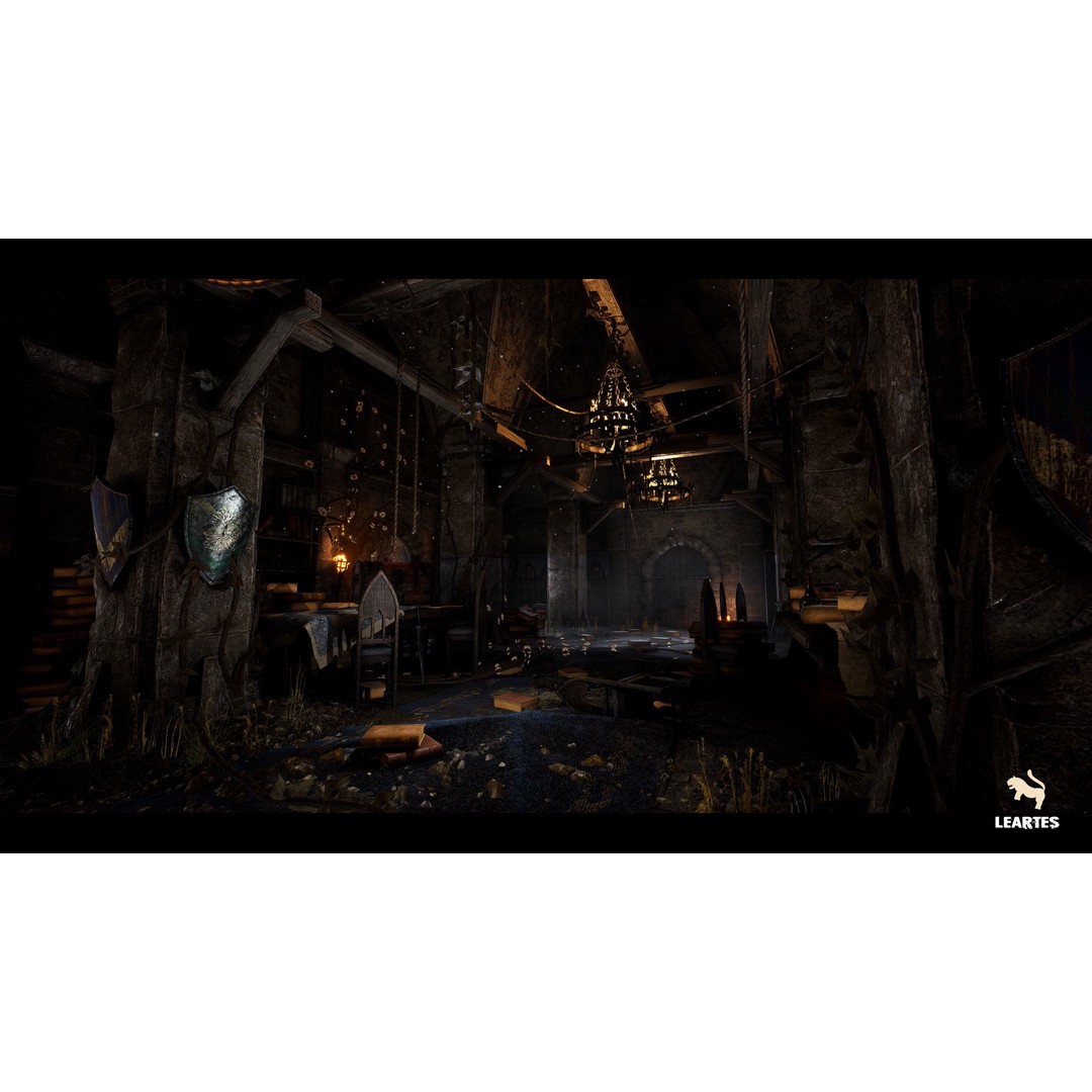 Medieval Castle Village 3D Model – Low Poly Environment, FBX, Game Ready - View 16