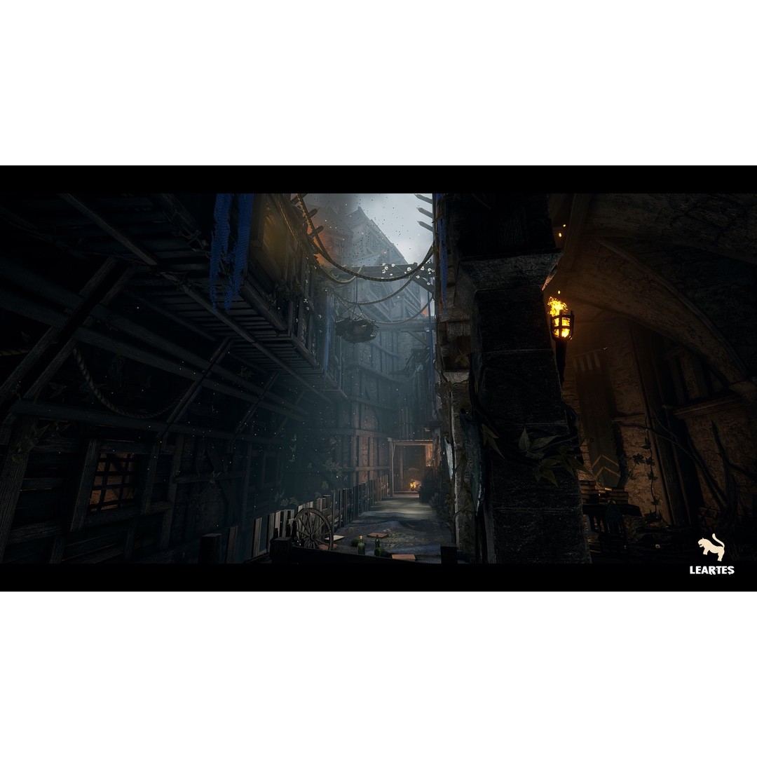 Medieval Castle Village 3D Model – Low Poly Environment, FBX, Game Ready - View 17