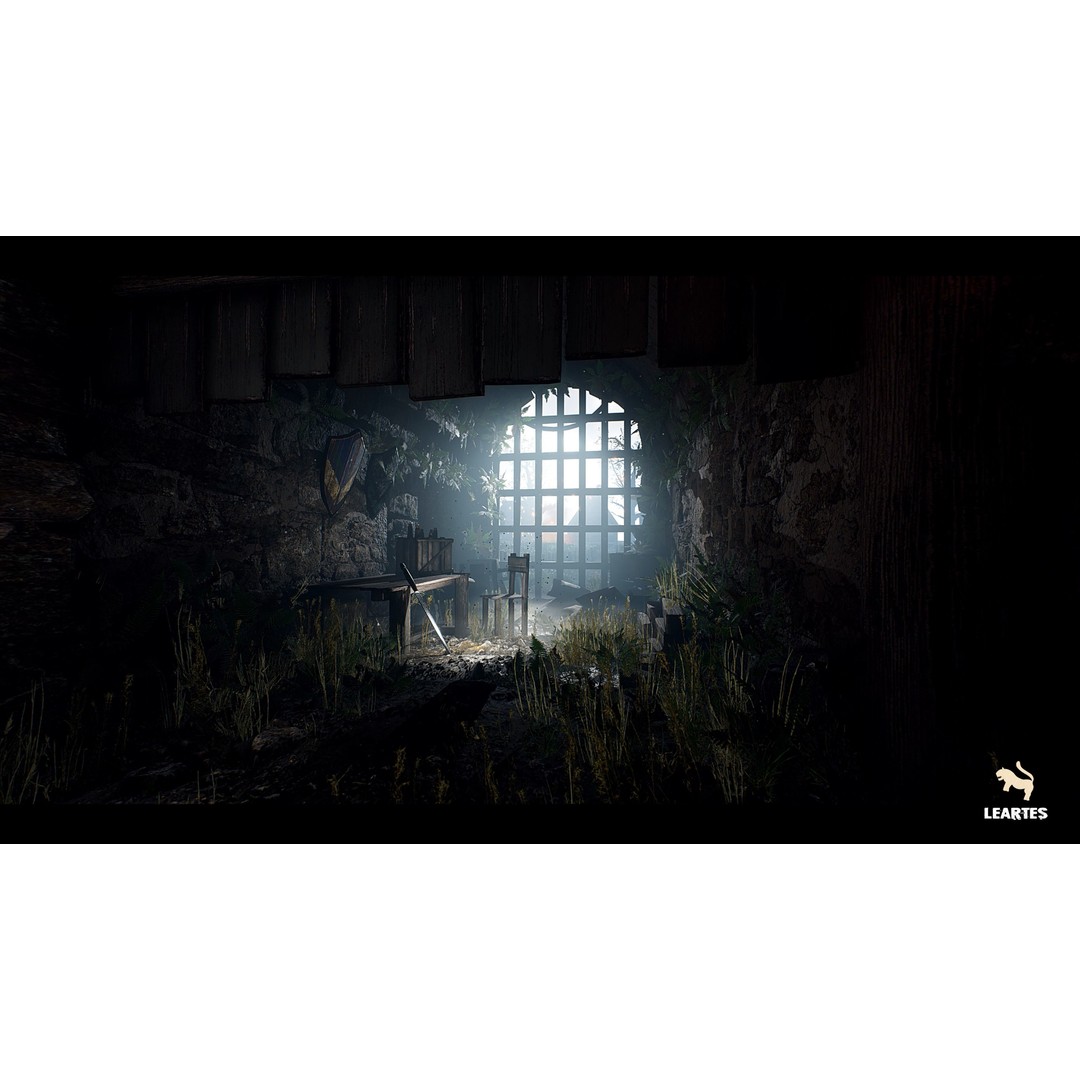 Medieval Castle Village 3D Model – Low Poly Environment, FBX, Game Ready - View 4