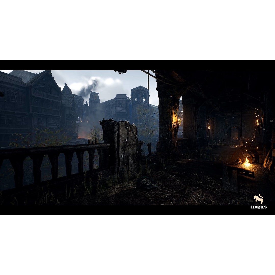 Medieval Castle Village 3D Model – Low Poly Environment, FBX, Game Ready - View 7