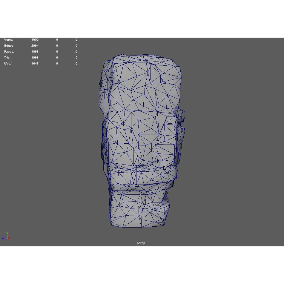 Layered Cliff Rock 3D Model – Low Poly PBR Landscape Asset, FBX/OBJ - View 6