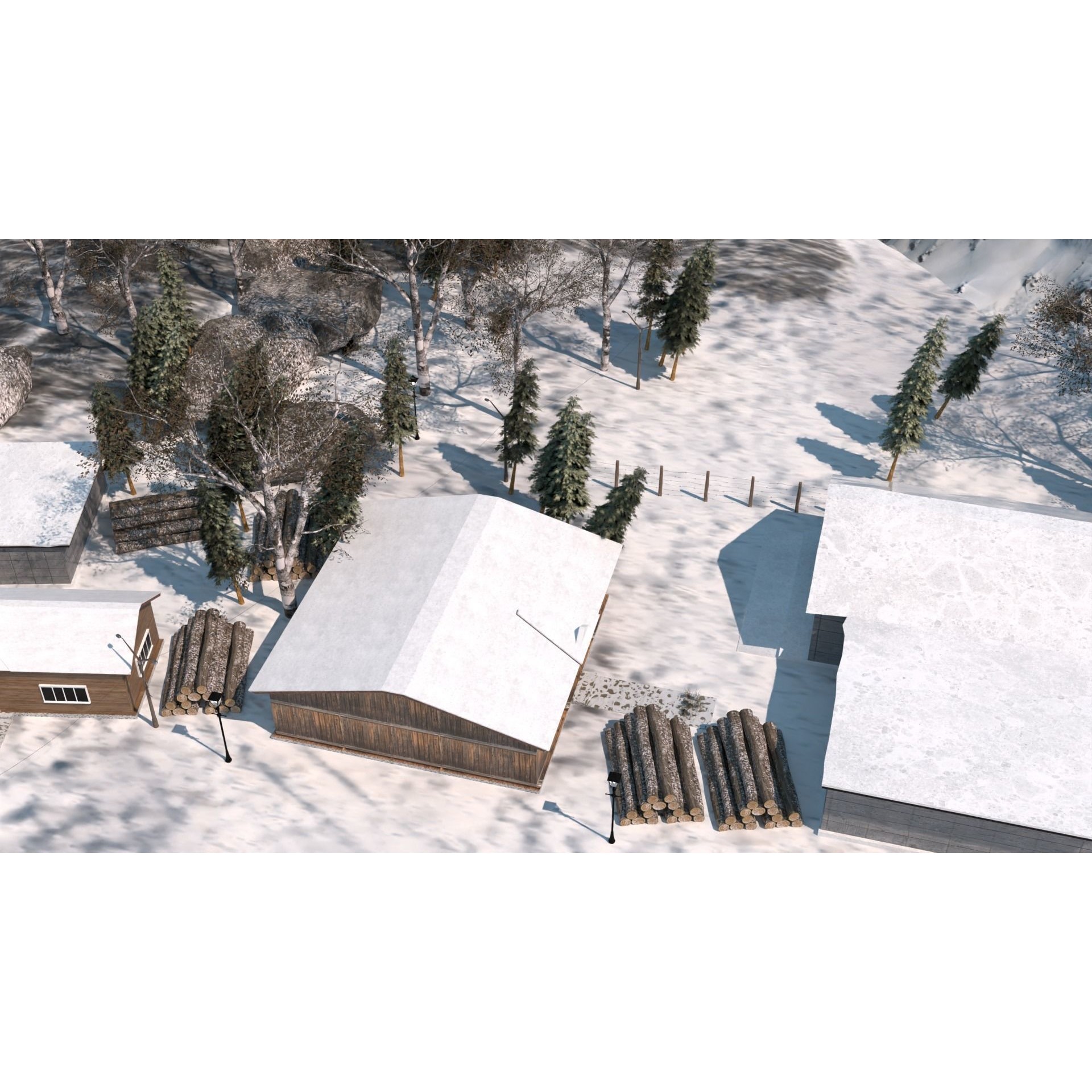 Lauterbrunnen - Low-Poly Game-Ready 3D Model