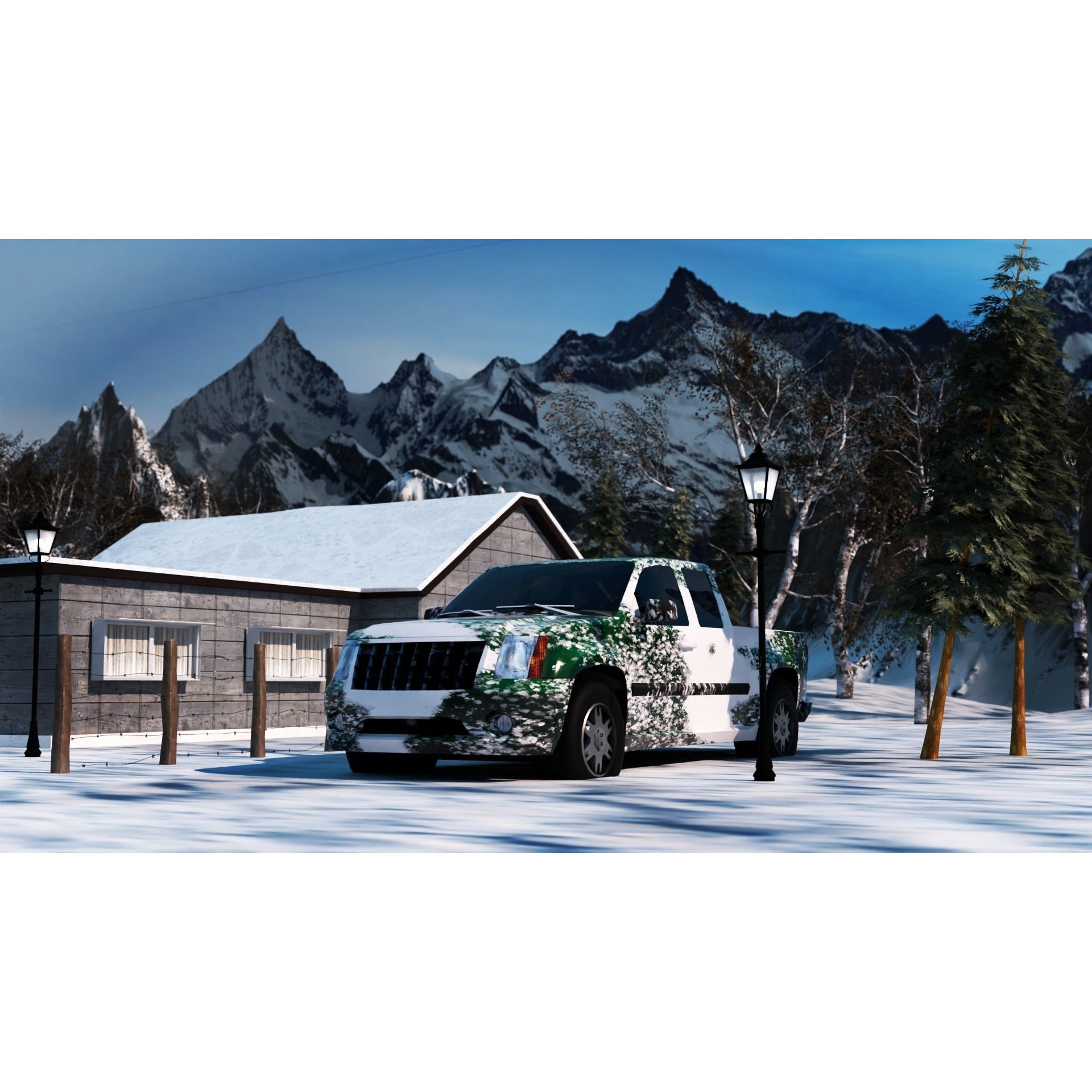 Lauterbrunnen - Low-Poly Game-Ready 3D Model - View 27