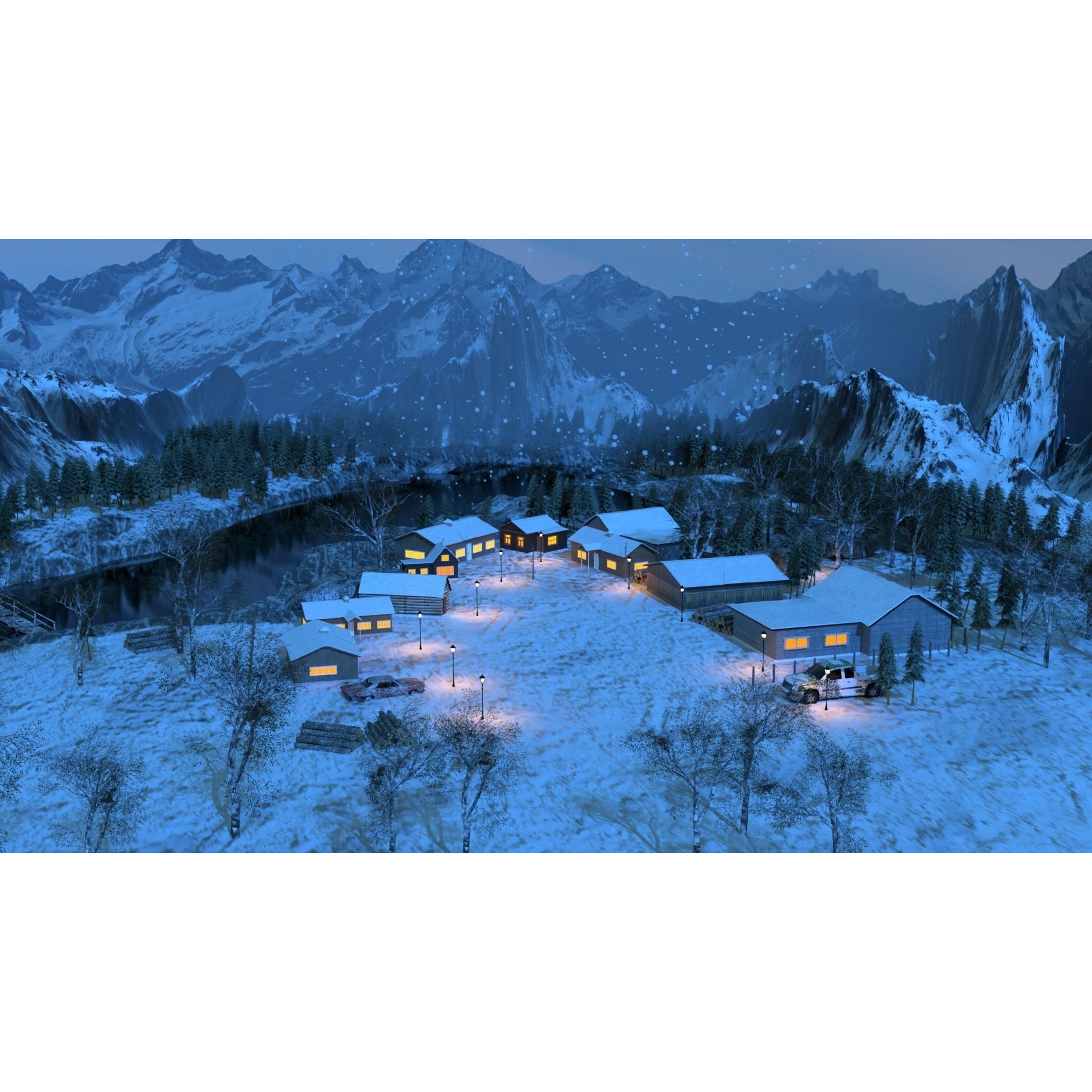 Lauterbrunnen - Low-Poly Game-Ready 3D Model - View 40