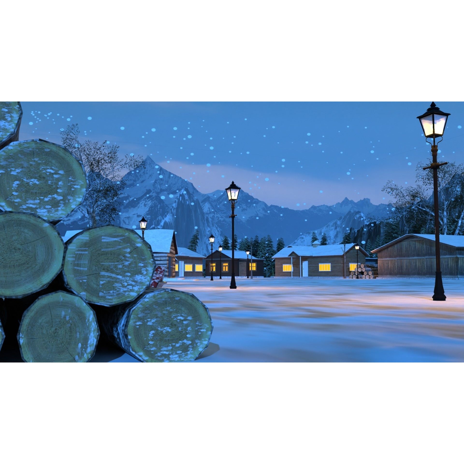 Lauterbrunnen - Low-Poly Game-Ready 3D Model - View 47