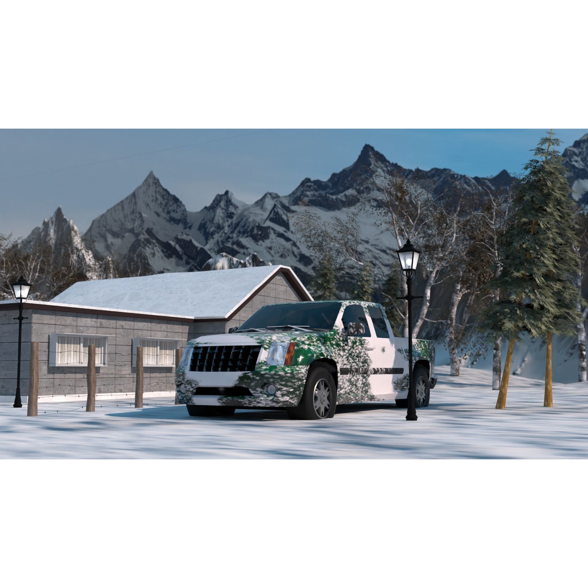 Lauterbrunnen - Low-Poly Game-Ready 3D Model - View 51