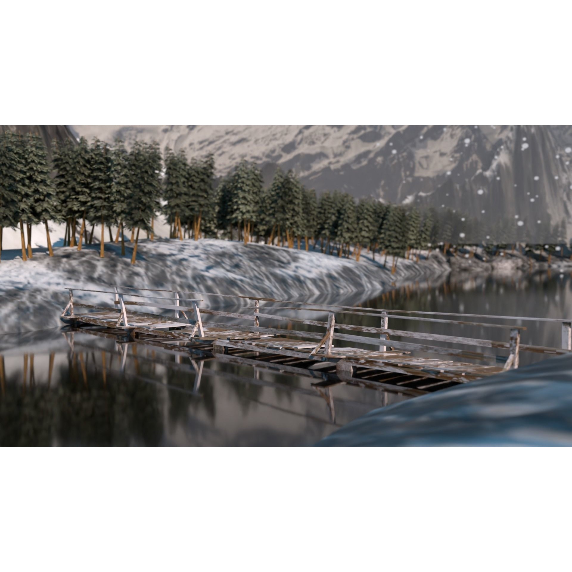 Lauterbrunnen - Low-Poly Game-Ready 3D Model - View 6