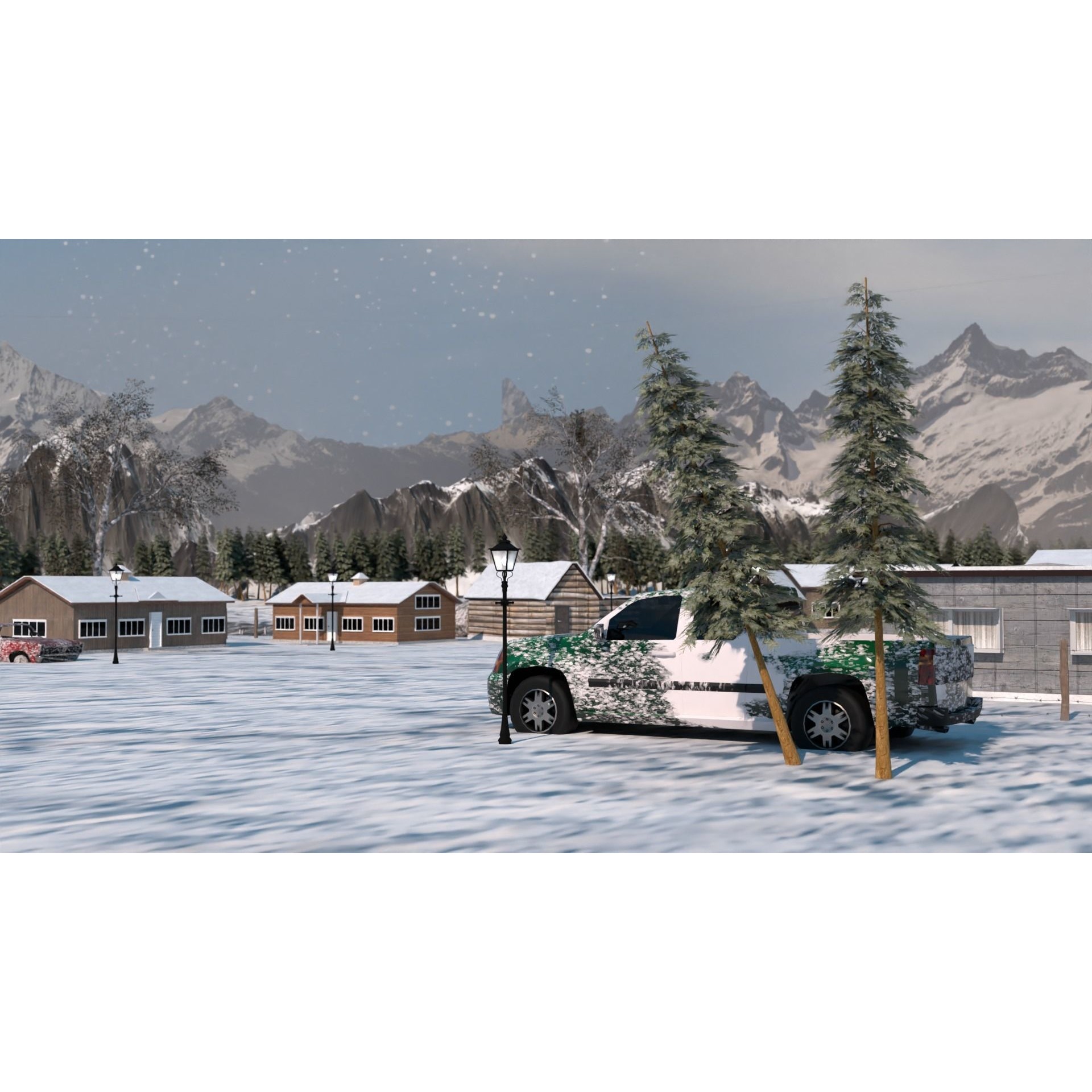Lauterbrunnen - Low-Poly Game-Ready 3D Model - View 9