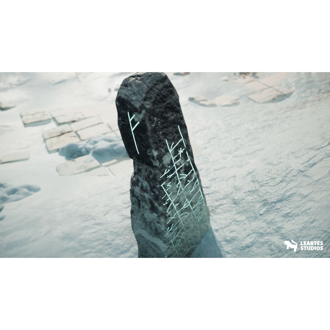 Frozen Norse Environment 3D Model – Low Poly Game Asset, FBX & OBJ Formats - View 13