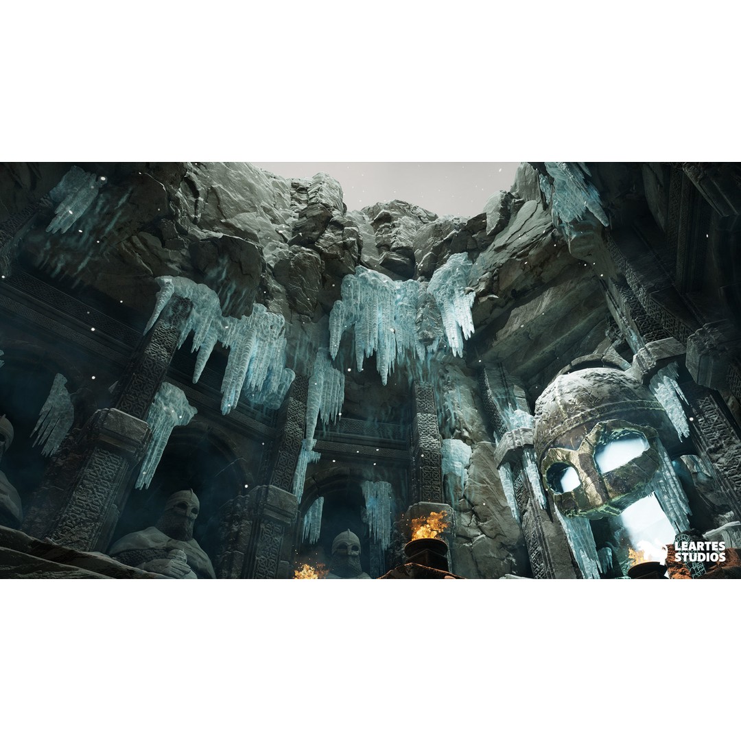 Frozen Norse Environment 3D Model – Low Poly Game Asset, FBX & OBJ Formats - View 8