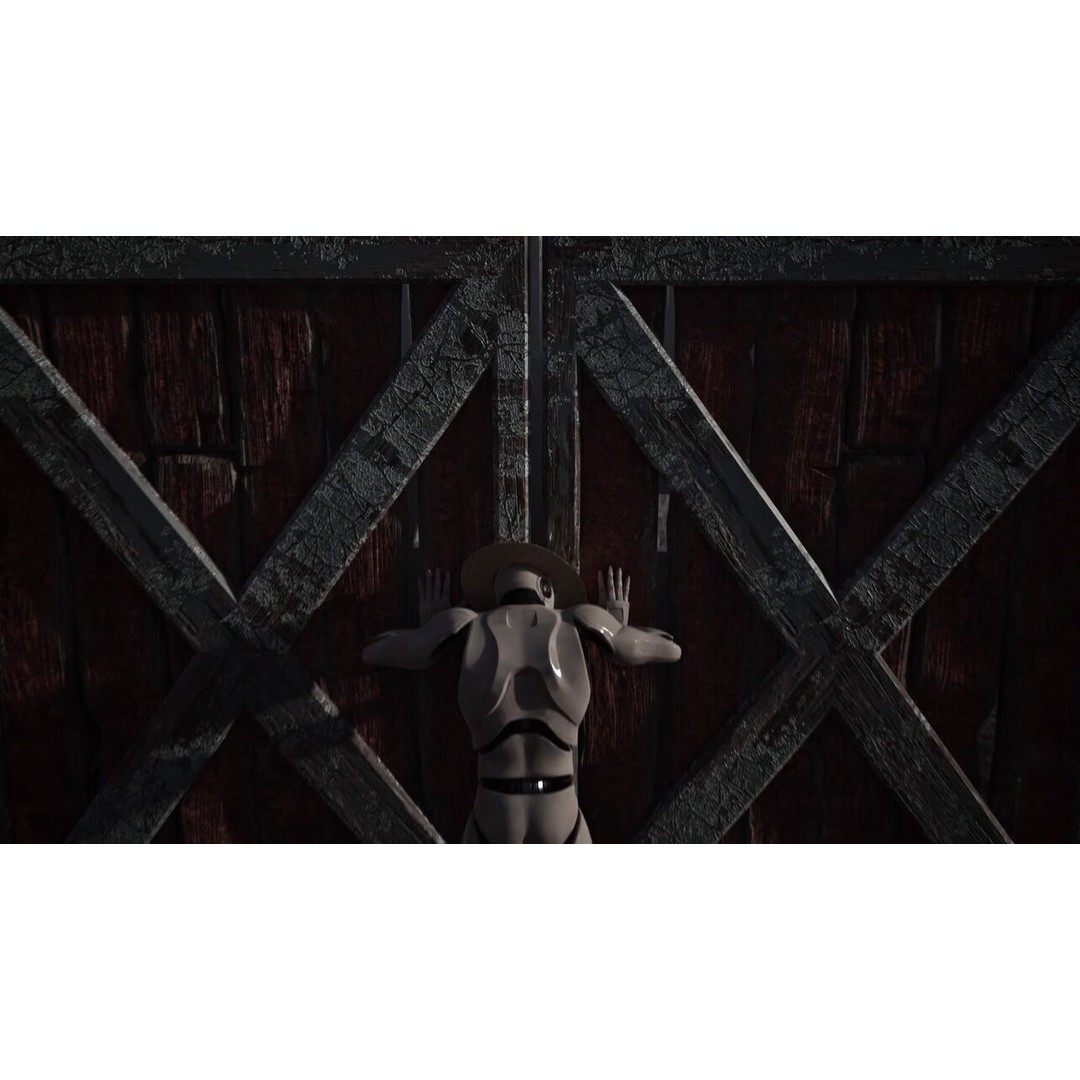 Haunted House 3D Model – Low Poly Modular Game Asset, FBX - View 23
