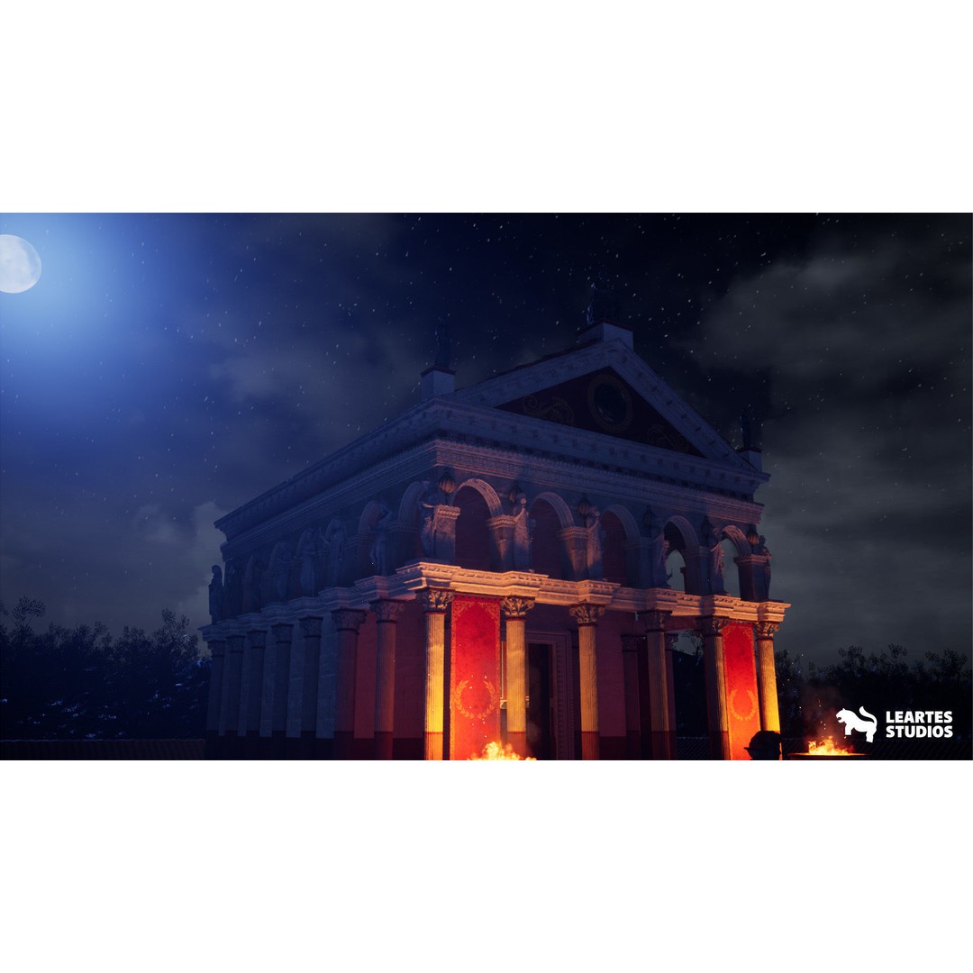 Roman Environments Bundle 3D Model – Low Poly Historic Asset Pack, FBX - View 11