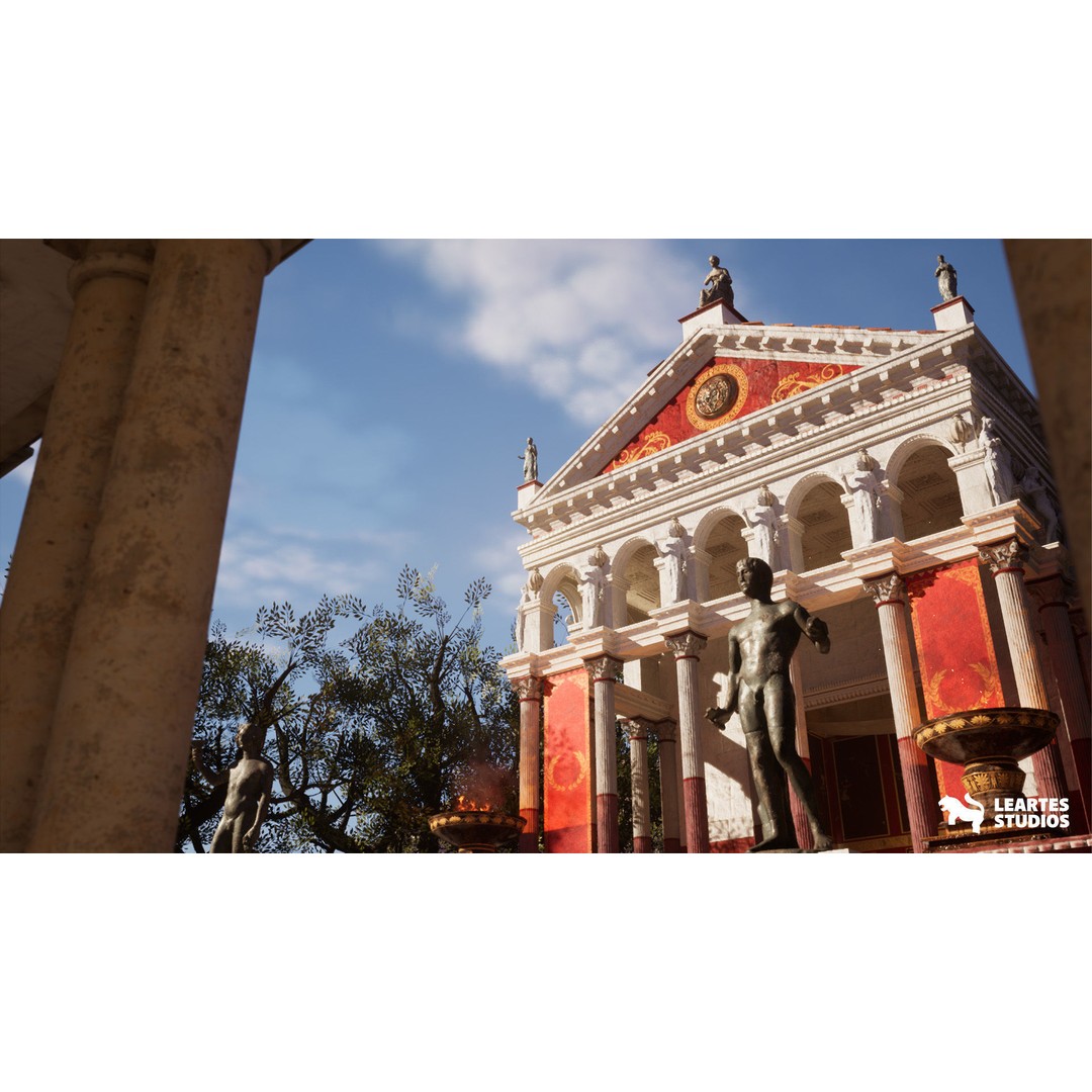 Roman Environments Bundle 3D Model – Low Poly Historic Asset Pack, FBX - View 9