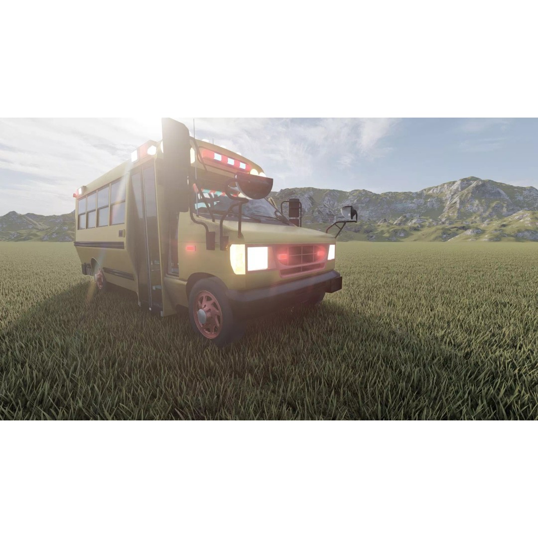 Rescue Bus 3D Model – Detailed Vehicle with Textures for Lumion - View 17