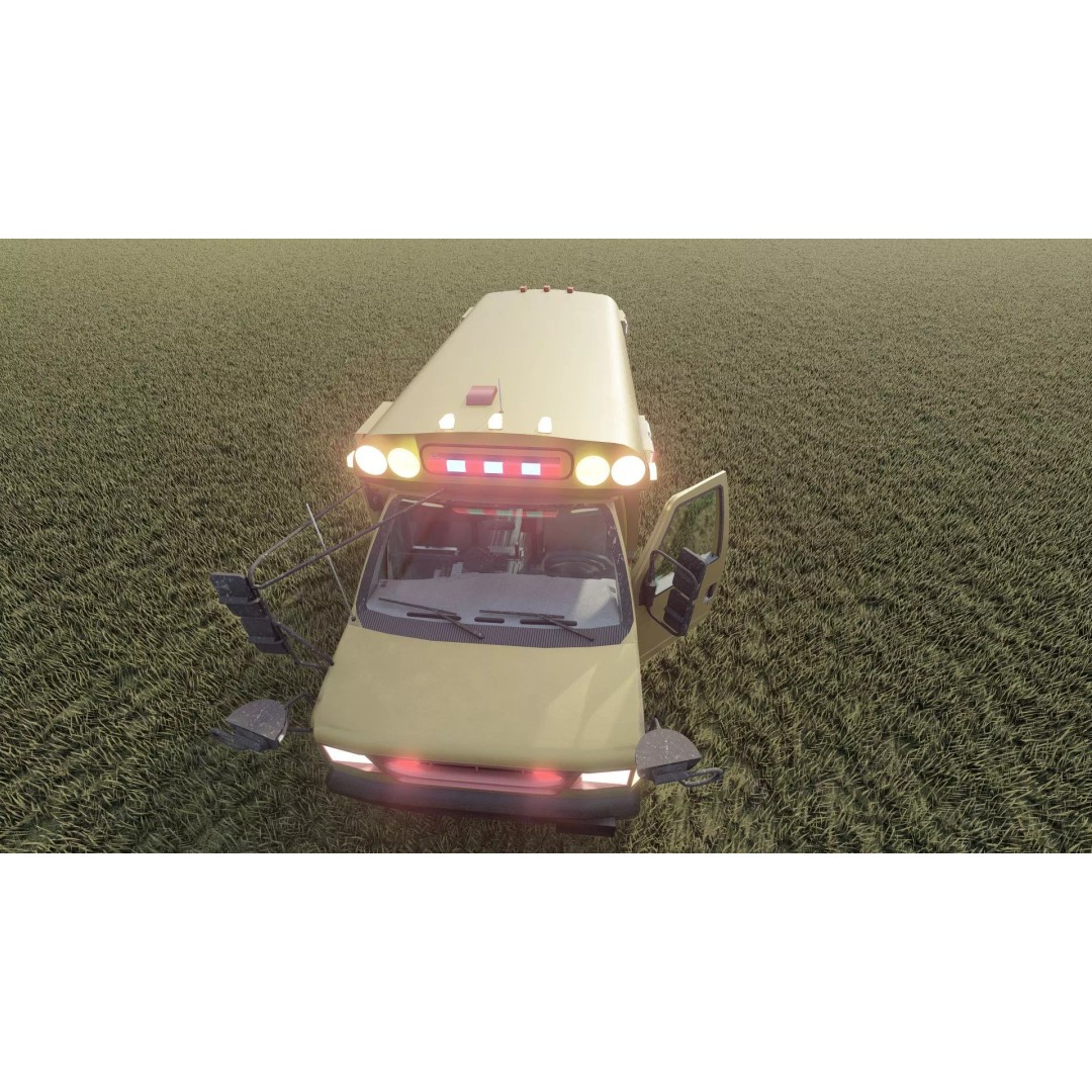 Rescue Bus 3D Model – Detailed Vehicle with Textures for Lumion - View 19
