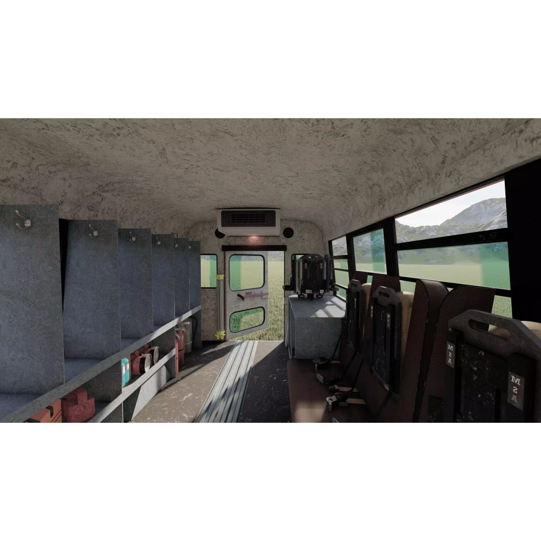 Rescue Bus 3D Model – Detailed Vehicle with Textures for Lumion - View 24