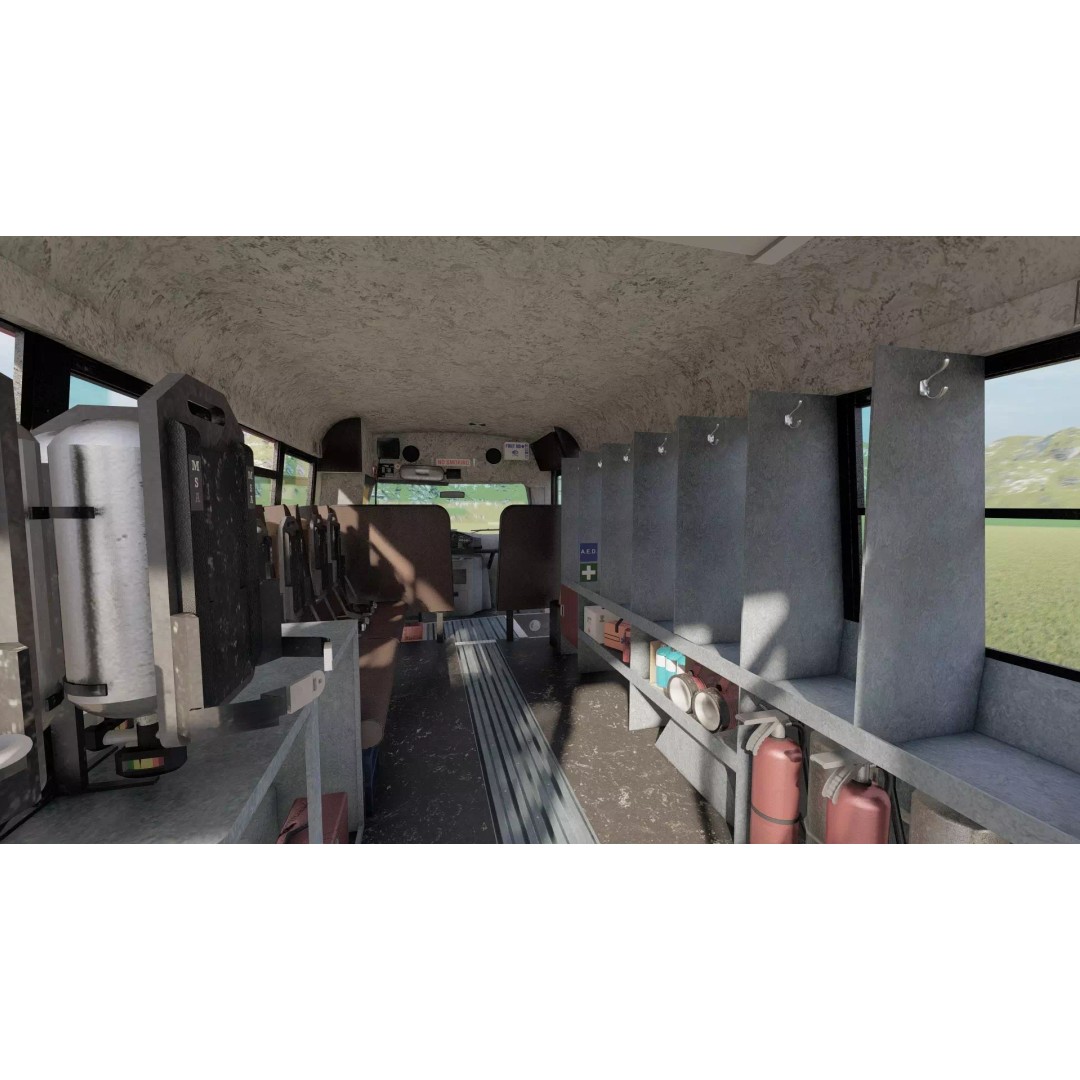 Rescue Bus 3D Model – Detailed Vehicle with Textures for Lumion - View 25