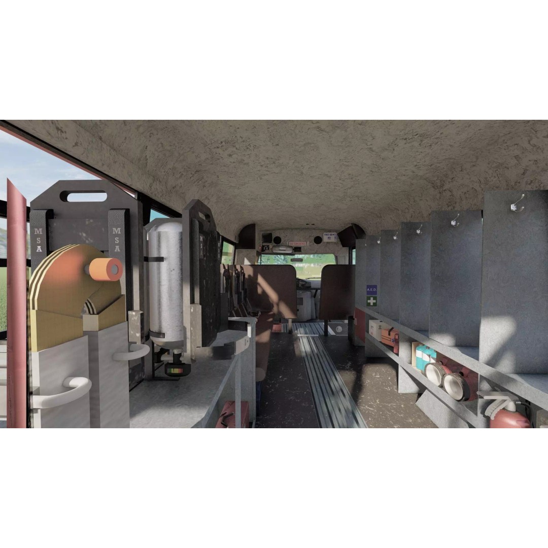 Rescue Bus 3D Model – Detailed Vehicle with Textures for Lumion - View 26