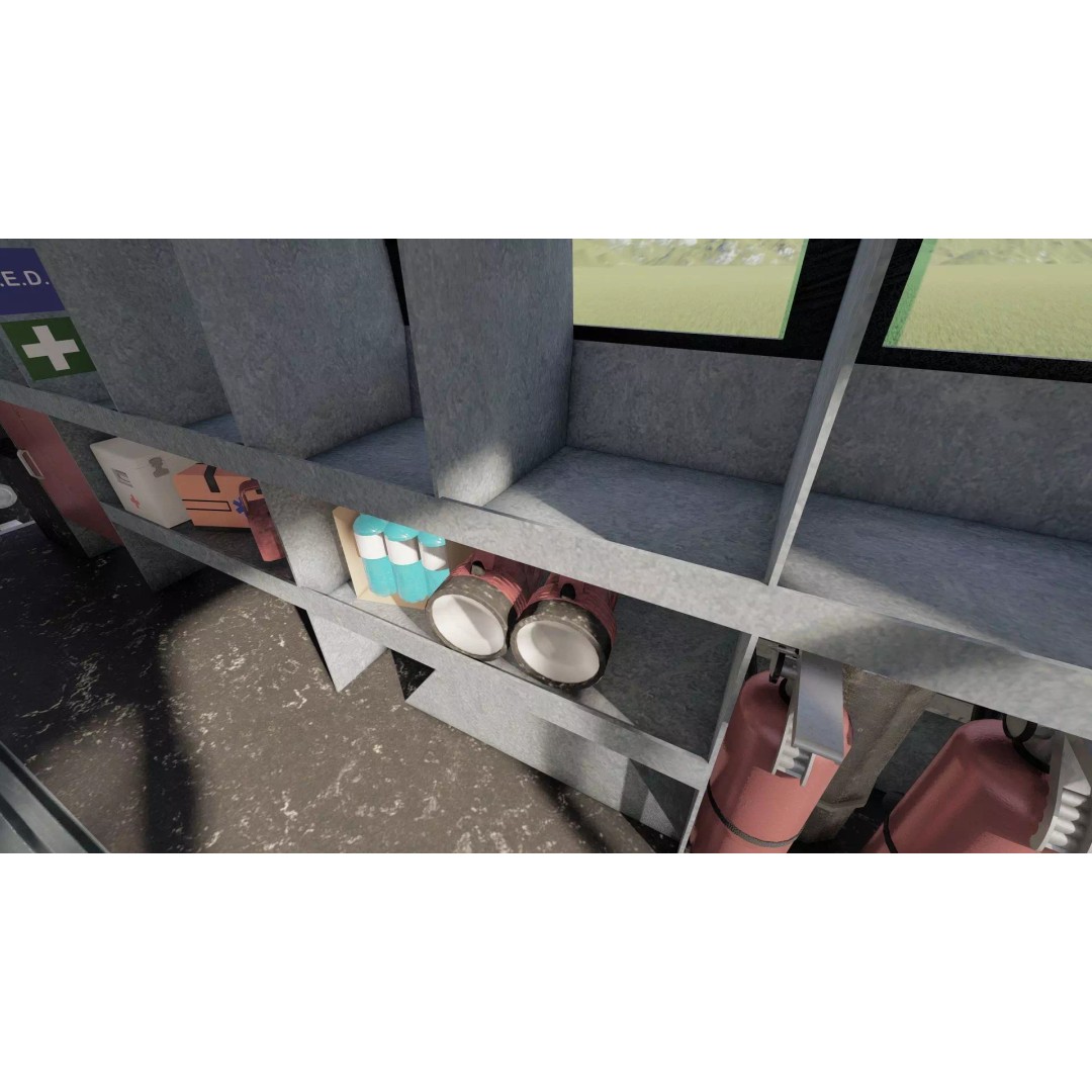 Rescue Bus 3D Model – Detailed Vehicle with Textures for Lumion - View 27