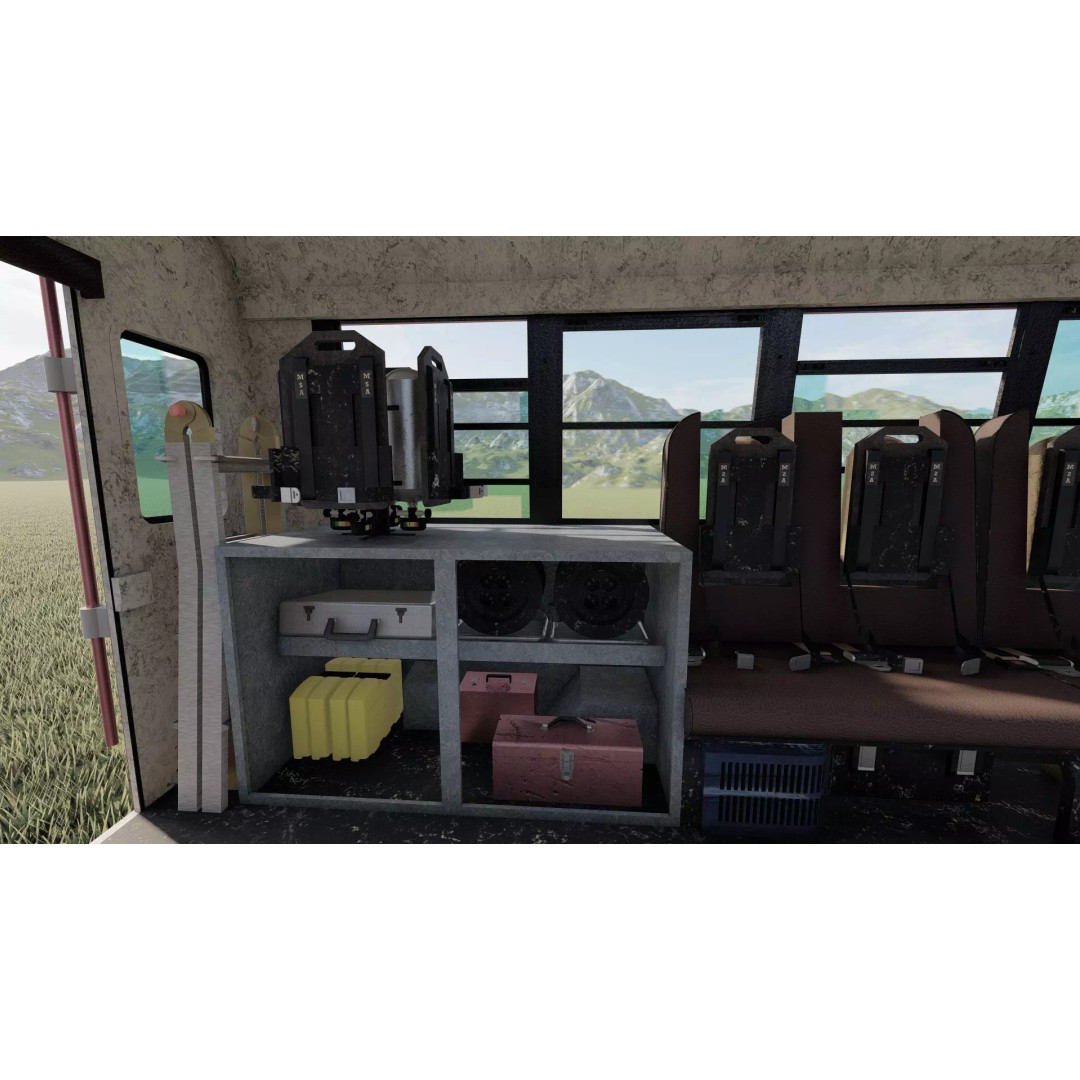 Rescue Bus 3D Model – Detailed Vehicle with Textures for Lumion - View 28