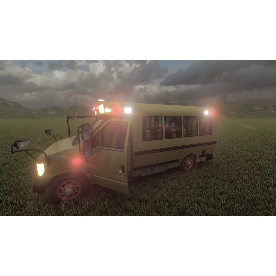 Rescue Bus 3D Model – Detailed Vehicle with Textures for Lumion - View 33