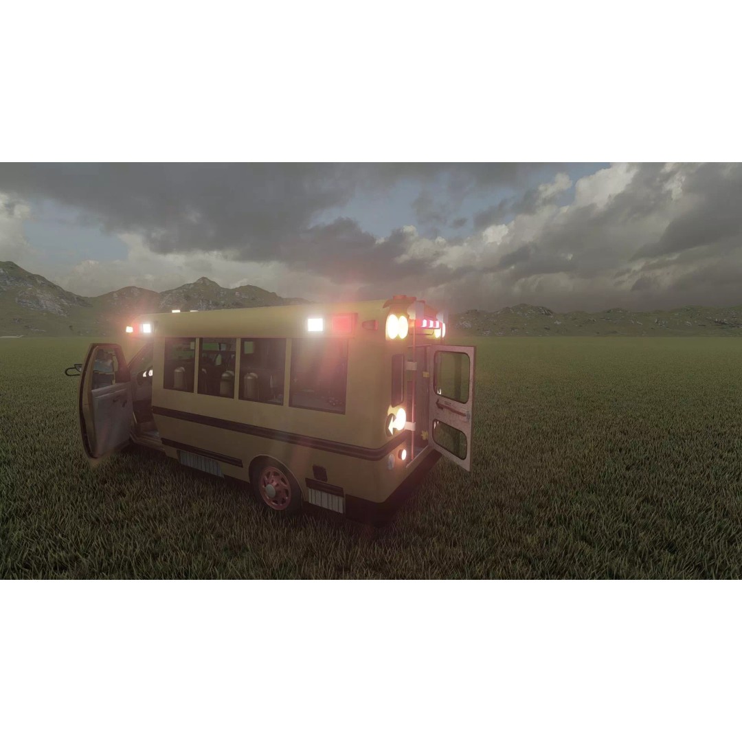 Rescue Bus 3D Model – Detailed Vehicle with Textures for Lumion - View 35