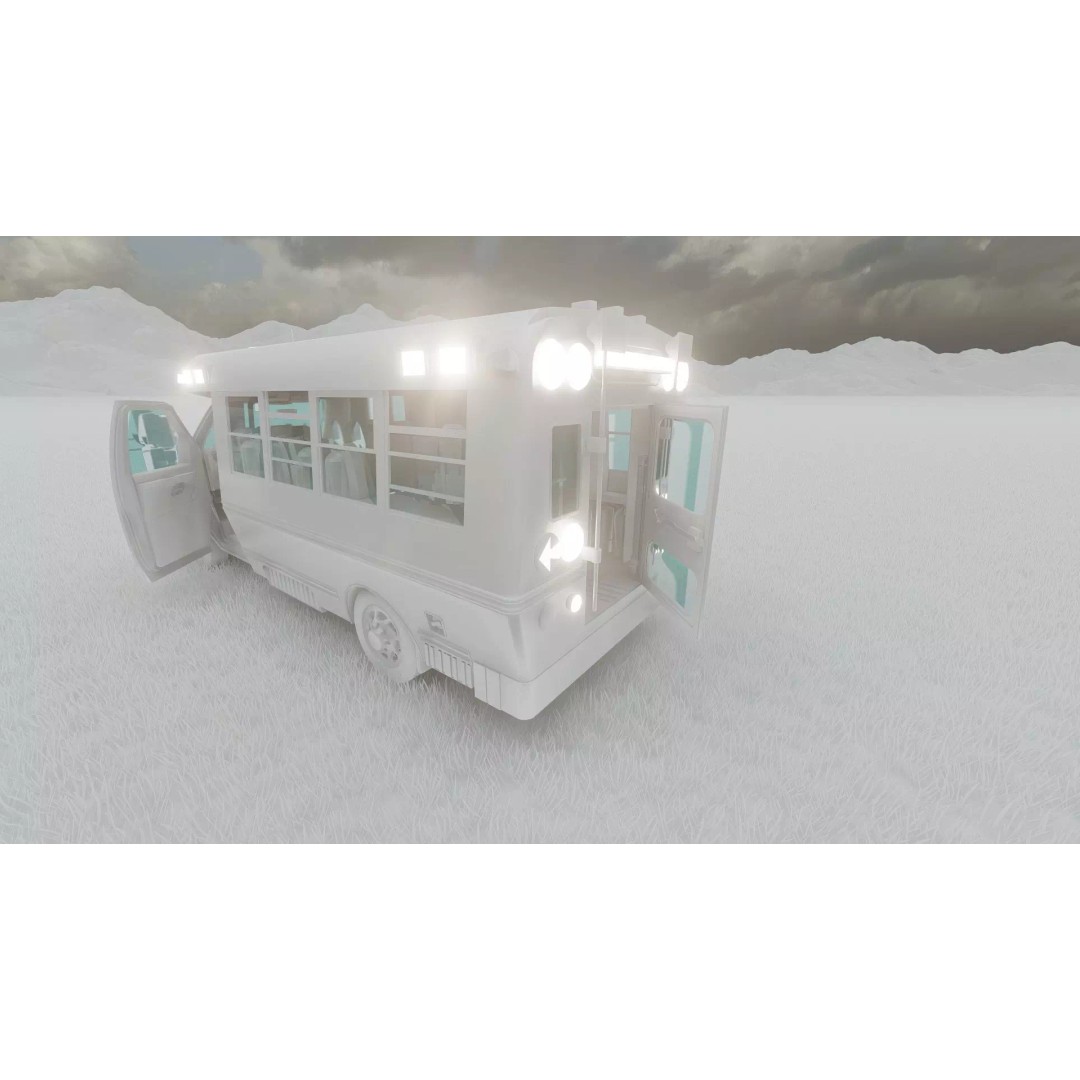 Rescue Bus 3D Model – Detailed Vehicle with Textures for Lumion - View 44